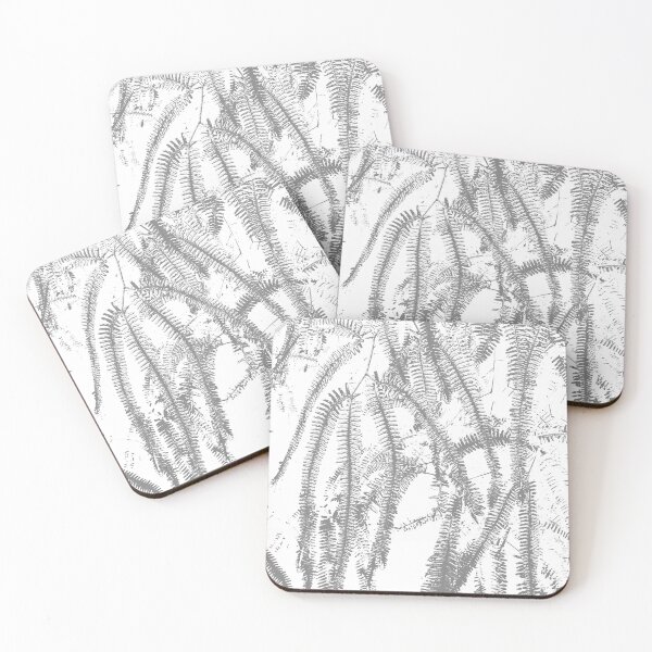 Item preview, Fern pattern in silvery grey designed and sold by Greengardens36.