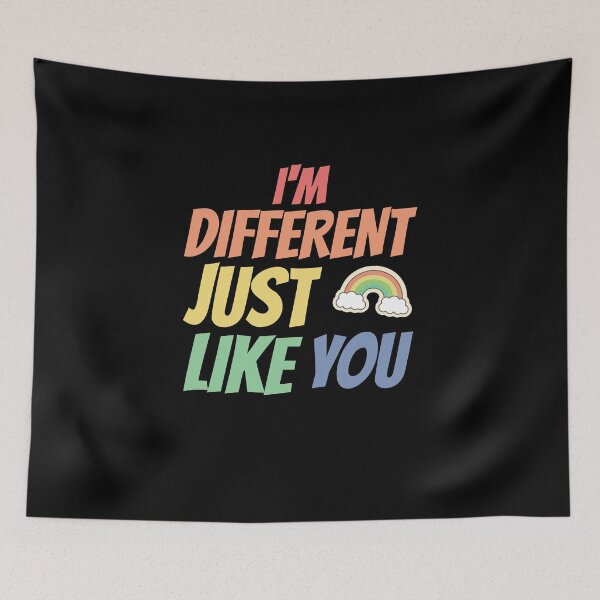 Item preview, Funny Distressed I'm Different Like You Quoet Graphic designed and sold by Neggan.