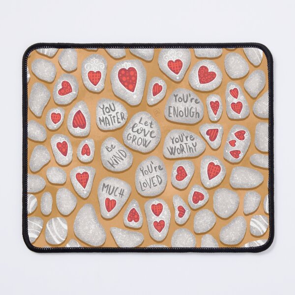 Item preview, Pebbles of LoveBeach (encouraging, sand) designed and sold by Ildiko Hankoszky.