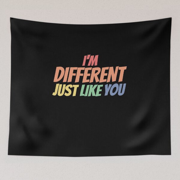 Item preview, Funny Distressed I'm Different Like You Quoet Graphic designed and sold by Neggan.
