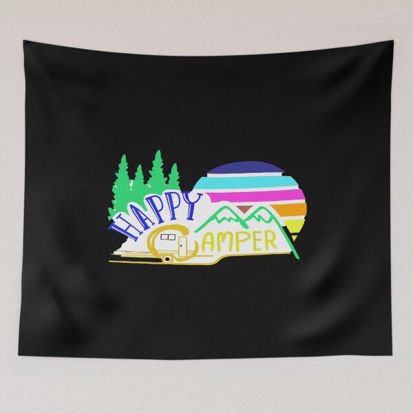 Item preview, Happy Camper Camping Ourdoors designed and sold by OliDesigns.