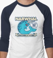 Narwhal Men's Baseball ¾ T-Shirt