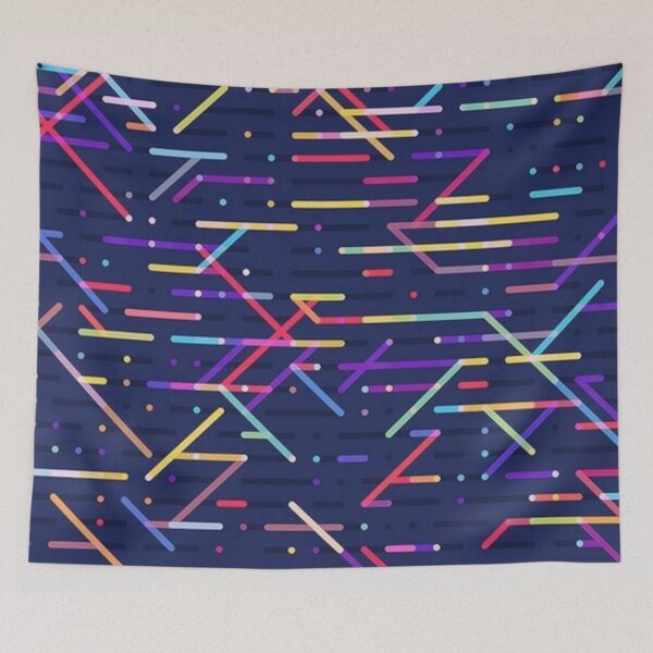 Item preview, Colored Lines designed and sold by MusicSkateboard.