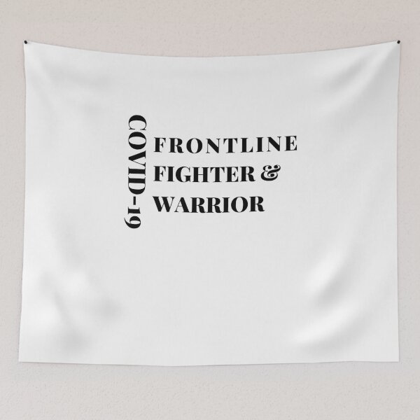 Item preview, Frontline Fighter, Covid Warrior designed and sold by 3TFashion.