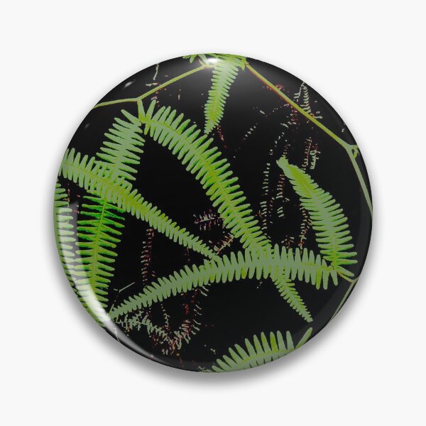 Item preview, Fern pattern black background designed and sold by Greengardens36.