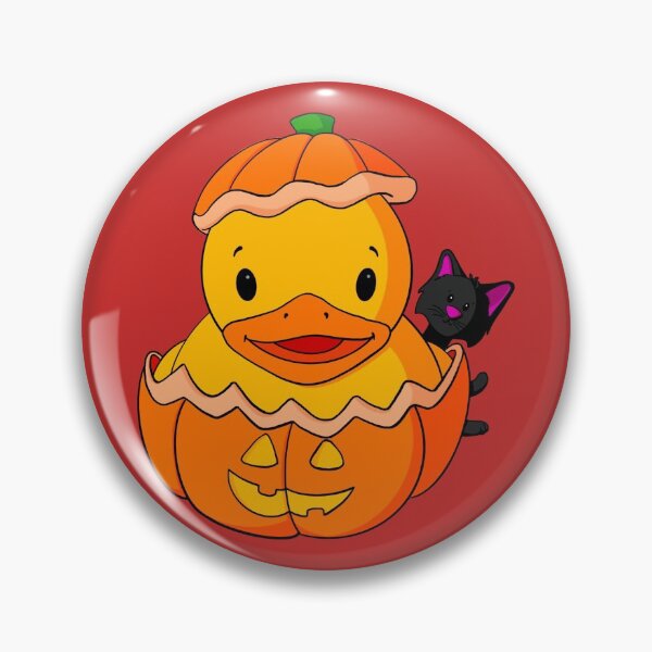 Item preview, Jack O' Lantern Rubber Duck designed and sold by Alisha Ober Designs.
