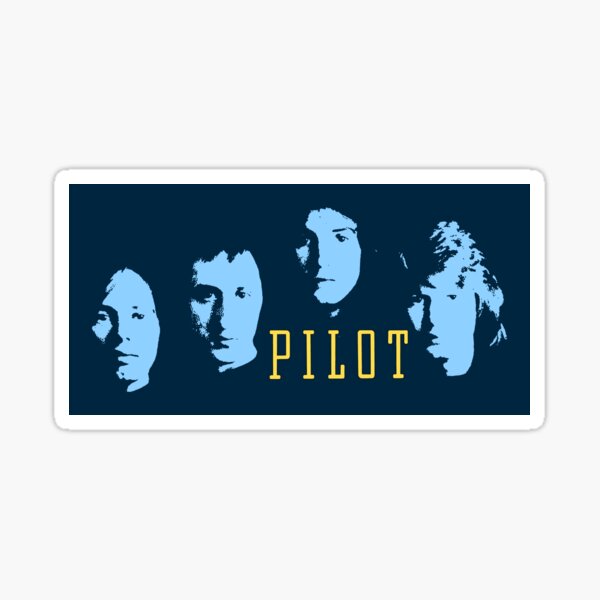 "Pilot Group Portrait" Sticker for Sale by PopPopPPow Redbubble