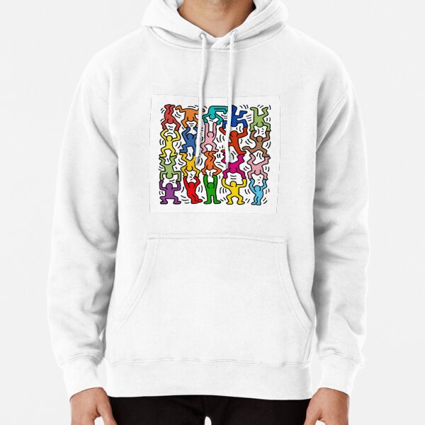Keith Haring Piled Men Hoodie