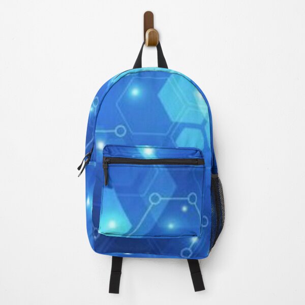 Item preview, Light hexagon blue background designed and sold by MusicSkateboard.