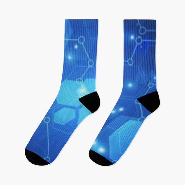 Item preview, Light hexagon blue background designed and sold by MusicSkateboard.