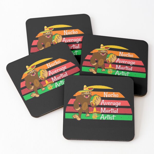 Artikelvorschau, Retro Bigfoot Nacho durchschnittlicher Kampfkünstler - lustige Kampfkünste entworfen und verkauft von Designs Of all kinds.
