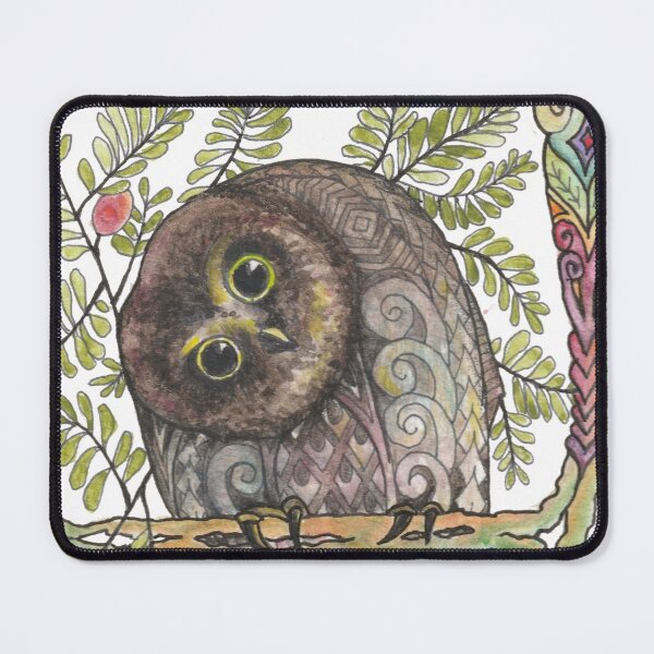 Item preview, Morepork and gecko designed and sold by Linda Bassett.