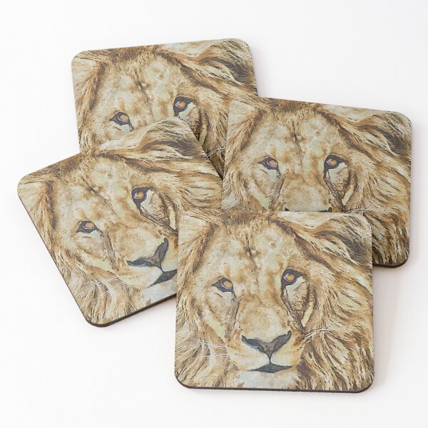 Item preview, Watercolor lion designed and sold by PurpleMoss.