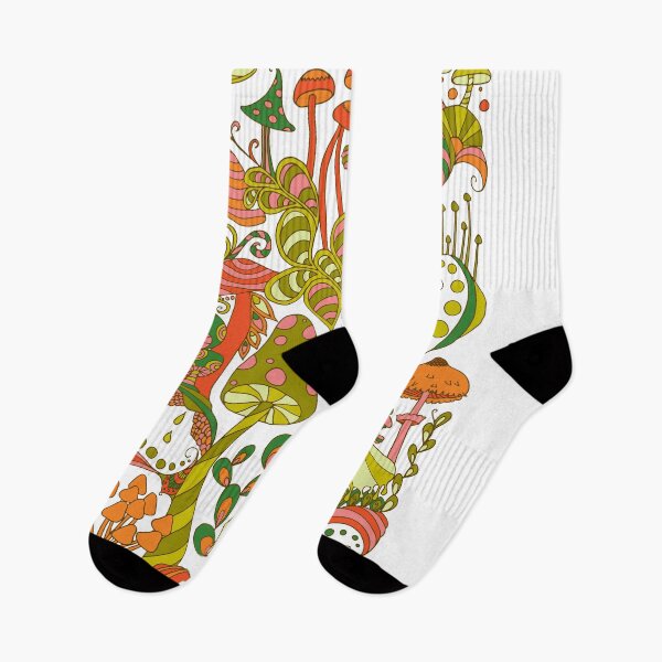 Item preview, Retro 1960s 1970s Psychedelic Mushroom Hippie Design designed and sold by Jenna McCarter Patchett.
