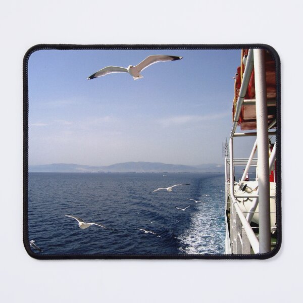 Item preview, THE DIVE BOMBING GULLS OF THE THASSOS FERRY. designed and sold by ronsaunders47.