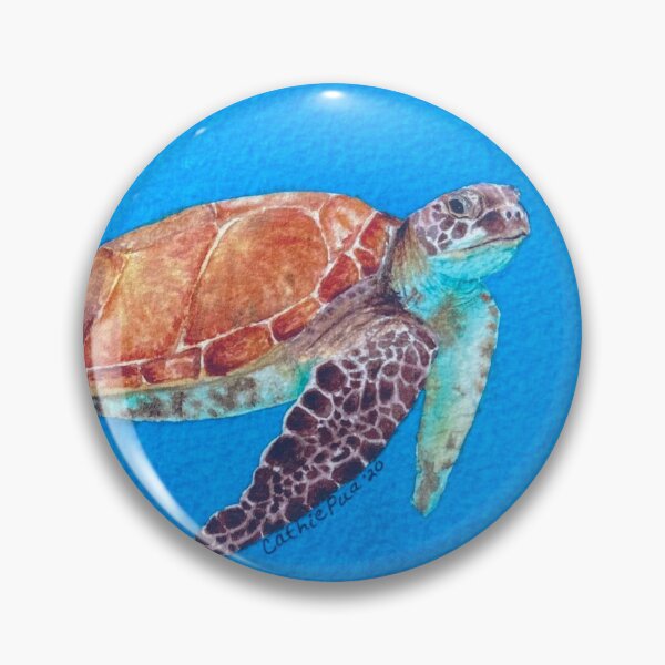 Item preview, Hou'oli the Honu designed and sold by CathiePuaArt.