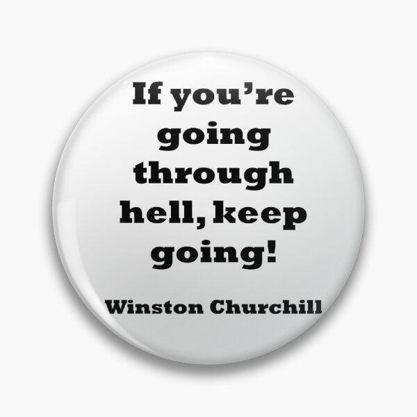 Item preview, Churchill - Keep Going! designed and sold by Smolive.
