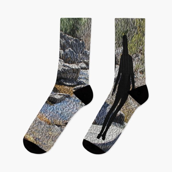 Item preview, Watching the Water Flow Over the Rocks  designed and sold by heatherfriedman.