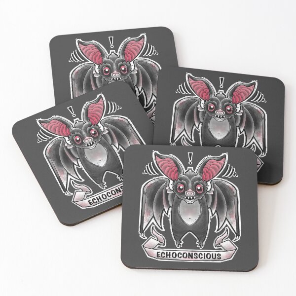 Item preview, Echo conscious bat, echo location wordplay pun  designed and sold by weilertsen.