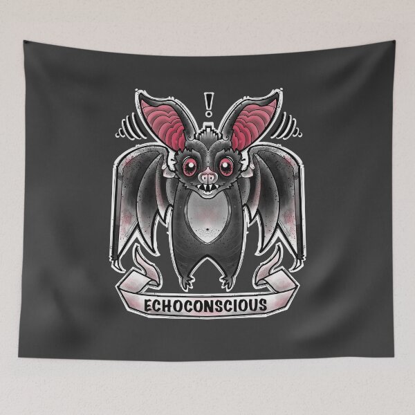 Item preview, Echo conscious bat, echo location wordplay pun  designed and sold by weilertsen.