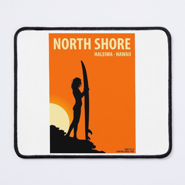 Item preview, North Shore Haleiwa Hawaii Vintage Retro Surf USA Travel Vacation Summer Sunset Beach designed and sold by tmartinezta.