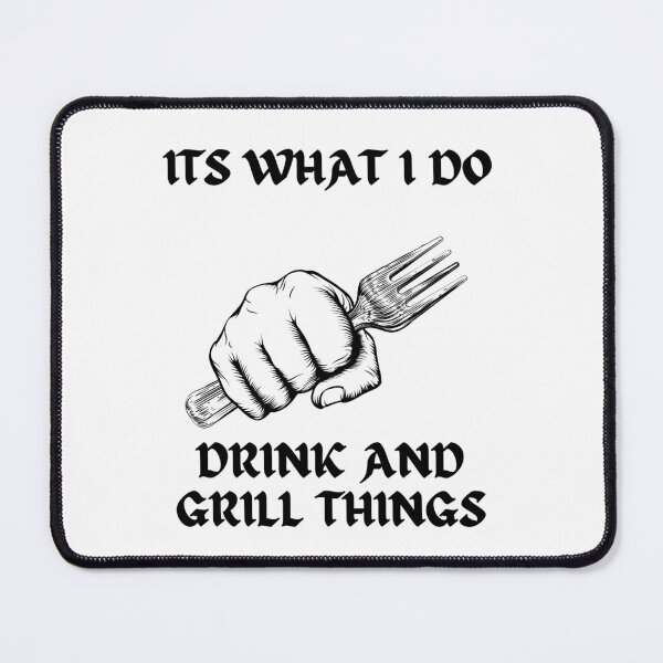 Item preview, It's What I Do Drink Grill Things Essential T-Shirt designed and sold by coccoPrints.