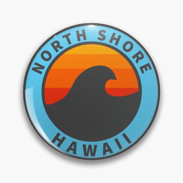 Item preview, North Shore Haleiwa Hawaii Vintage Retro Surf USA Travel Vacation Summer Sunset Beach designed and sold by tmartinezta.