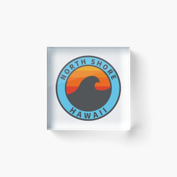 Item preview, North Shore Haleiwa Hawaii Vintage Retro Surf USA Travel Vacation Summer Sunset Beach designed and sold by tmartinezta.