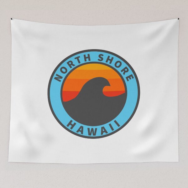 Item preview, North Shore Haleiwa Hawaii Vintage Retro Surf USA Travel Vacation Summer Sunset Beach designed and sold by tmartinezta.