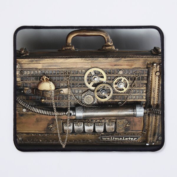 Item preview, Steampunk suitcase travel gears designed and sold by Cinzia Murgia.
