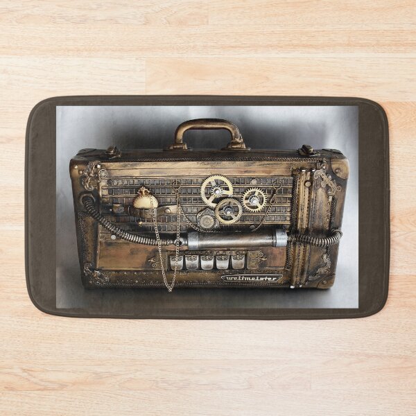 Item preview, Steampunk suitcase travel gears designed and sold by Cinzia Murgia.