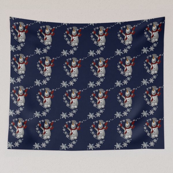 Item preview, Happy Snowman & Snowflake Design Winter designed and sold by Cute & Sassy Custom Gifting Boutiques.