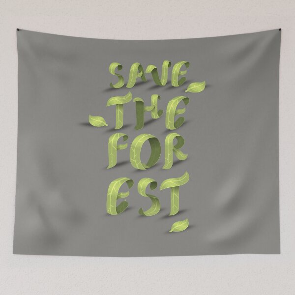 Item preview, Save The Forest Stop Climate Change designed and sold by Urosek.