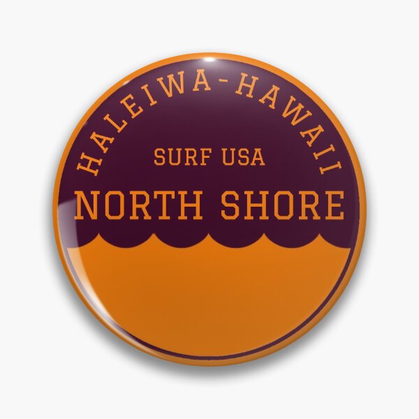 Item preview, North Shore Haleiwa Hawaii Vintage Retro Surf USA Travel Vacation Summer Sunset Beach designed and sold by tmartinezta.