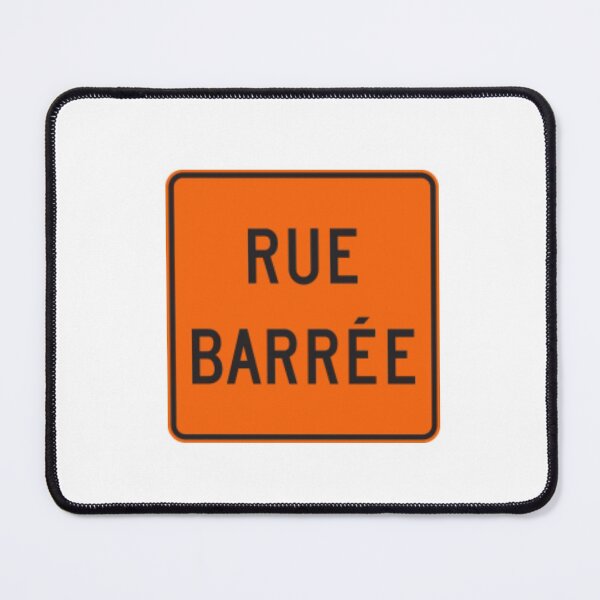Item preview, Rue barree montreal street sign designed and sold by AquosaLuna.