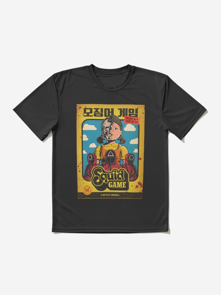 Thumbnail 2 of 7, Active T-Shirt, Vintage Squid Game art designed and sold by woutervanempel.