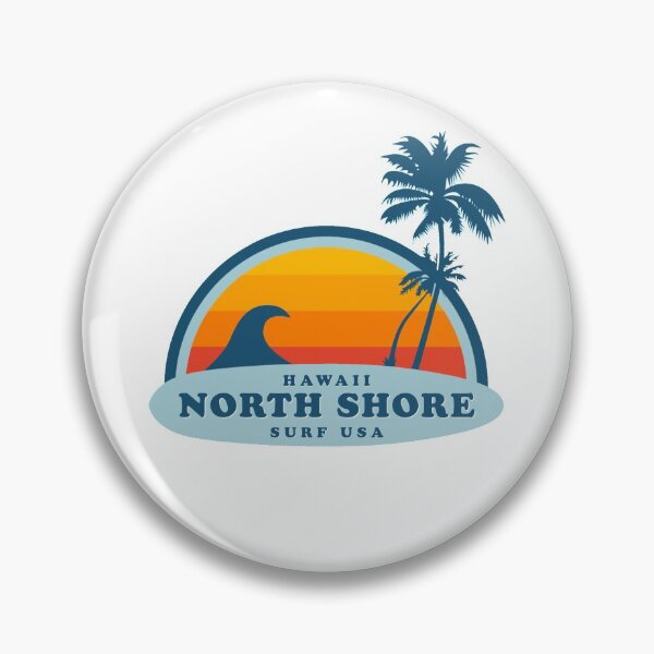 Item preview, North Shore Haleiwa Hawaii Vintage Retro Surf USA Travel Vacation Summer Sunset Beach designed and sold by tmartinezta.
