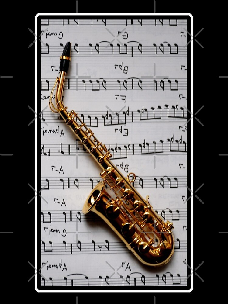 Thumbnail 4 of 4, iPhone Case, Just One Note Saxophone iPhone Case designed and sold by MaluC.