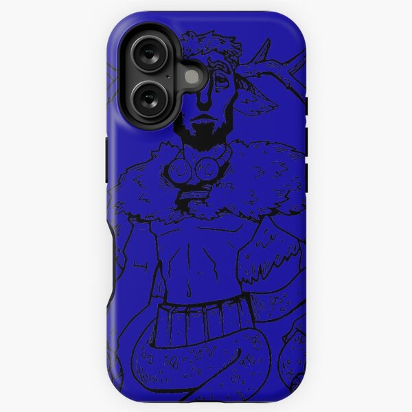 Item preview, Ocean Blue Cernunnos Print designed and sold by ToutaGalation.
