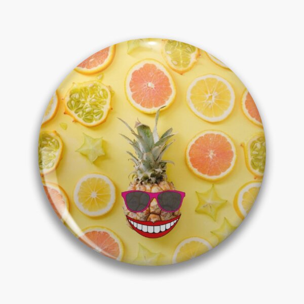 Item preview, Tropical Pineapple lemon orange Fruit Vibz designed and sold by Poetic4Passion.