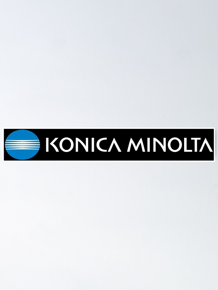 "KONICA MINOLTA" Poster for Sale by fhasdba Redbubble