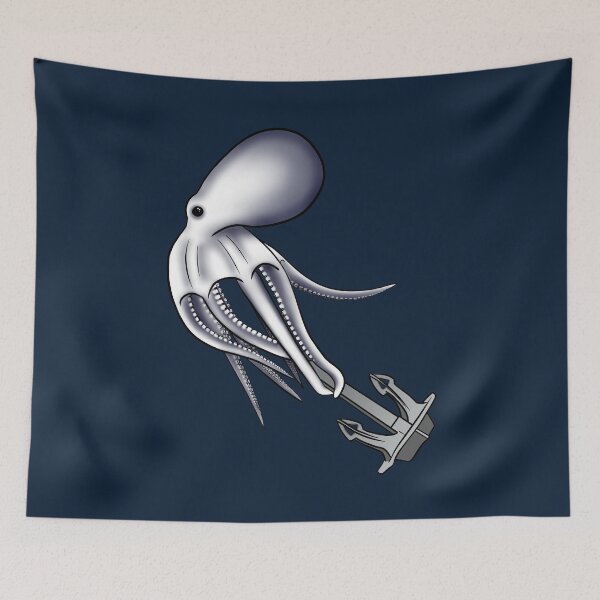 Artikelvorschau, Octopus with Anchor entworfen und verkauft von AuraWalker1.