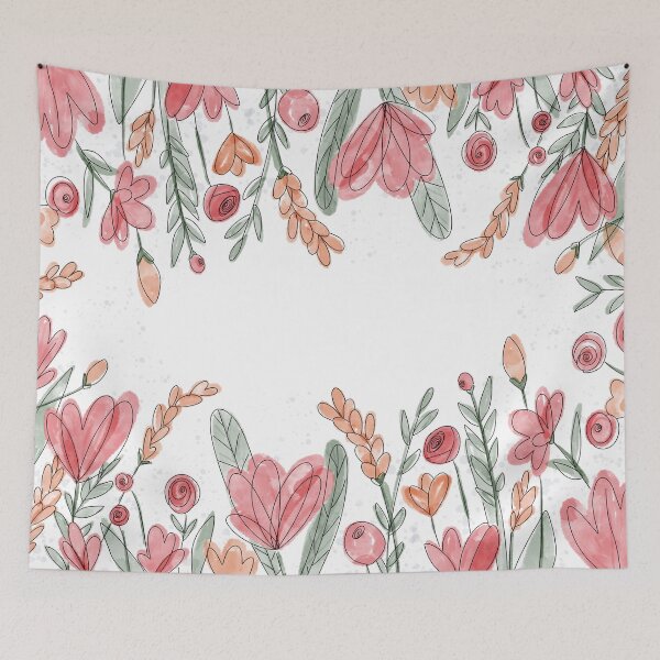 Item preview, Hope in the Lord with flowers, Isaiah 40:31 designed and sold by Isabelle Verona.