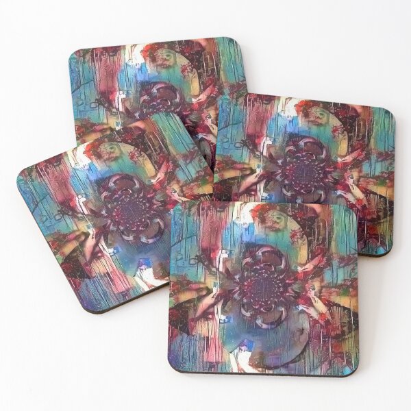 Item preview, Abstract canvas in vivid colors designed and sold by rolffimages.