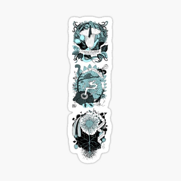 Carrion Flower Collection - Blue Sticker