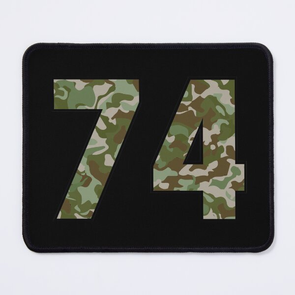 Item preview, Army Camo Number Seventy-four Veteran Lucky Number 74 designed and sold by Urosek.