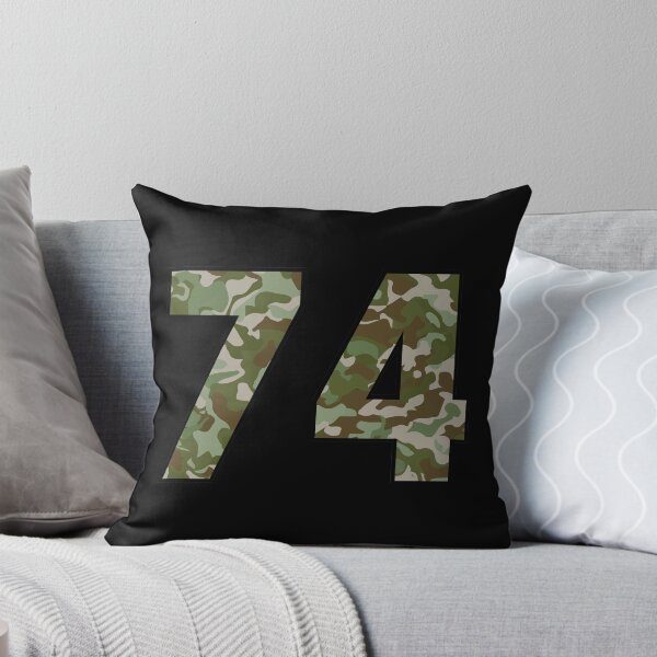 Item preview, Army Camo Number Seventy-four Veteran Lucky Number 74 designed and sold by Urosek.