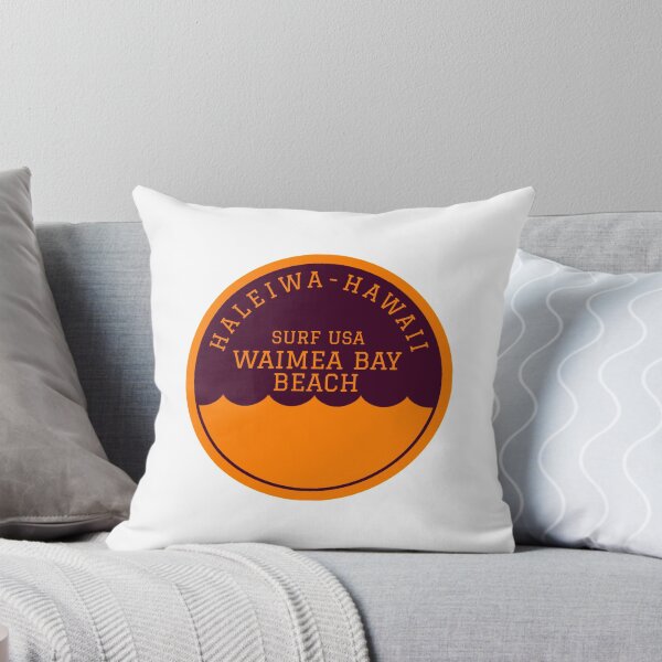 Item preview, Waimea Bay Beach North Shore Haleiwa Hawaii Vintage Retro Surf USA Travel Vacation Summer Sunset Beach designed and sold by tmartinezta.