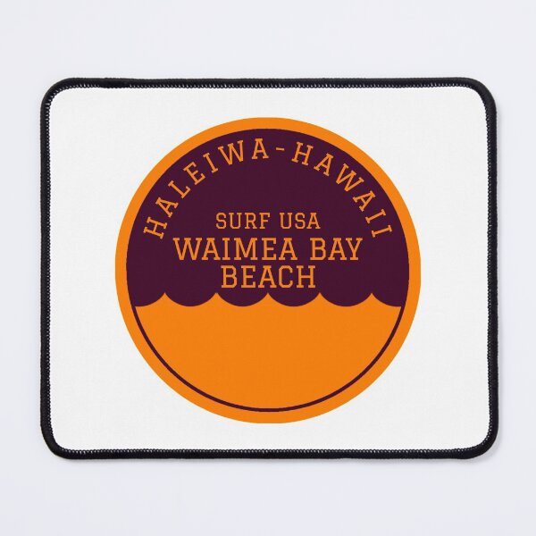 Item preview, Waimea Bay Beach North Shore Haleiwa Hawaii Vintage Retro Surf USA Travel Vacation Summer Sunset Beach designed and sold by tmartinezta.