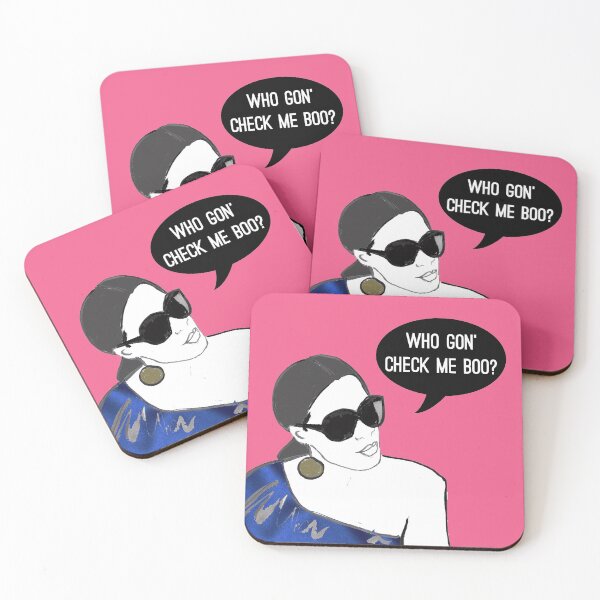 Item preview, Who gon' check me boo? designed and sold by Katsillustration.